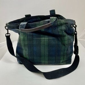 Jack Spade Tartan Weekend Bag